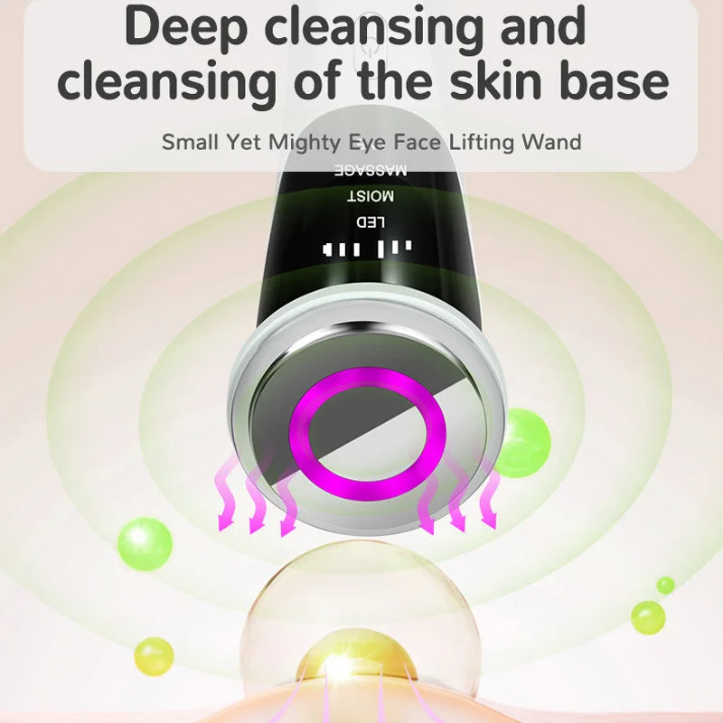 New Four in One Facial Care Device Neck Beauty Device Cold and Hot Compression Skin Revitalization Firming and Deep Cleansing