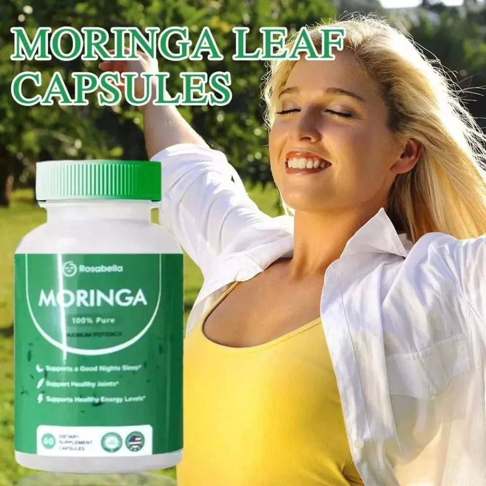 Moringa Capsules for Immune Support and Gut Health, Overall Wellness, Antioxidants