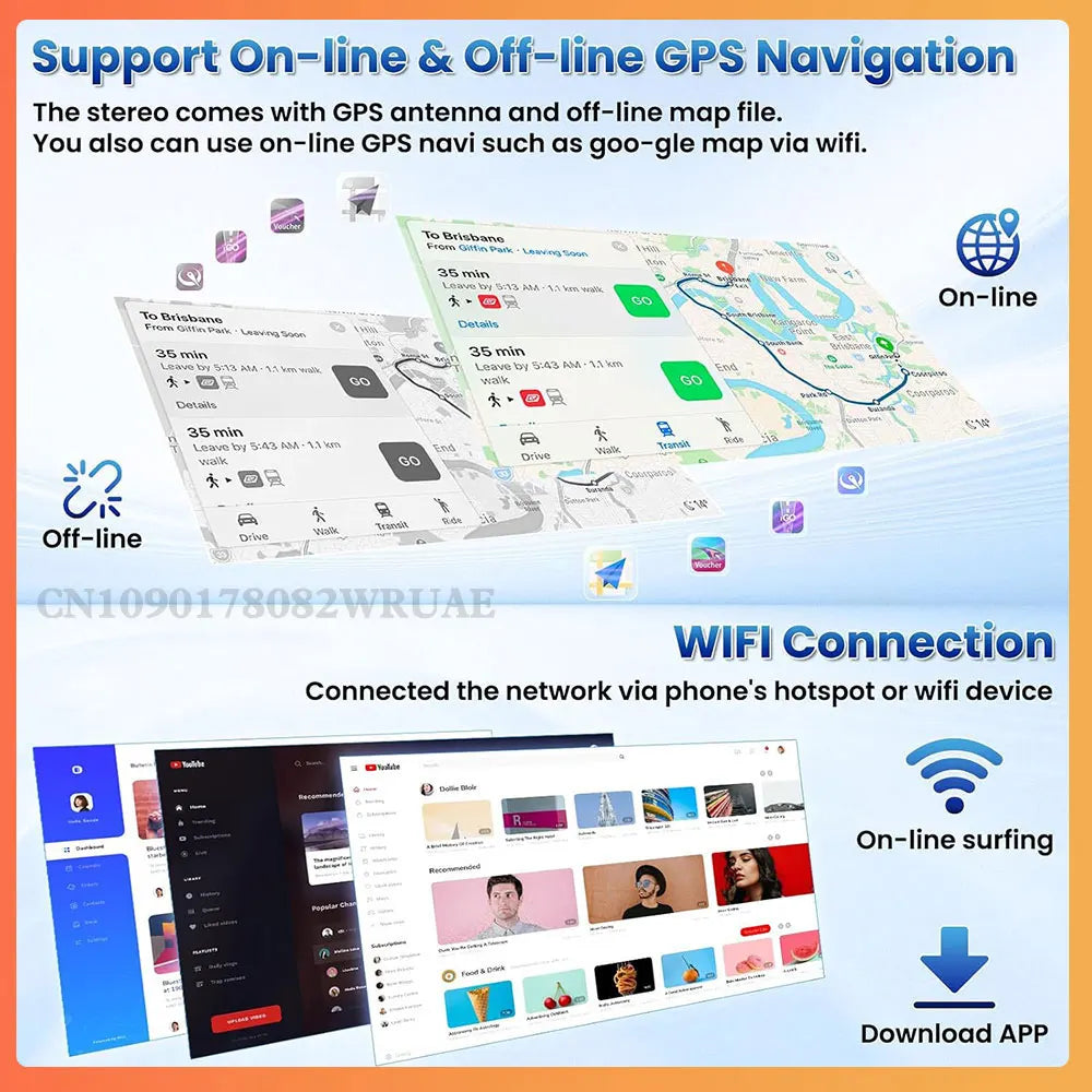 Android 15 For Hyundai Classic Santa Fe 2000-2004 JAC S1 (Rein) 2005-2015 Car Radio Qualcomm BT GPS Navigation QLED 5G WIFI AUTO
