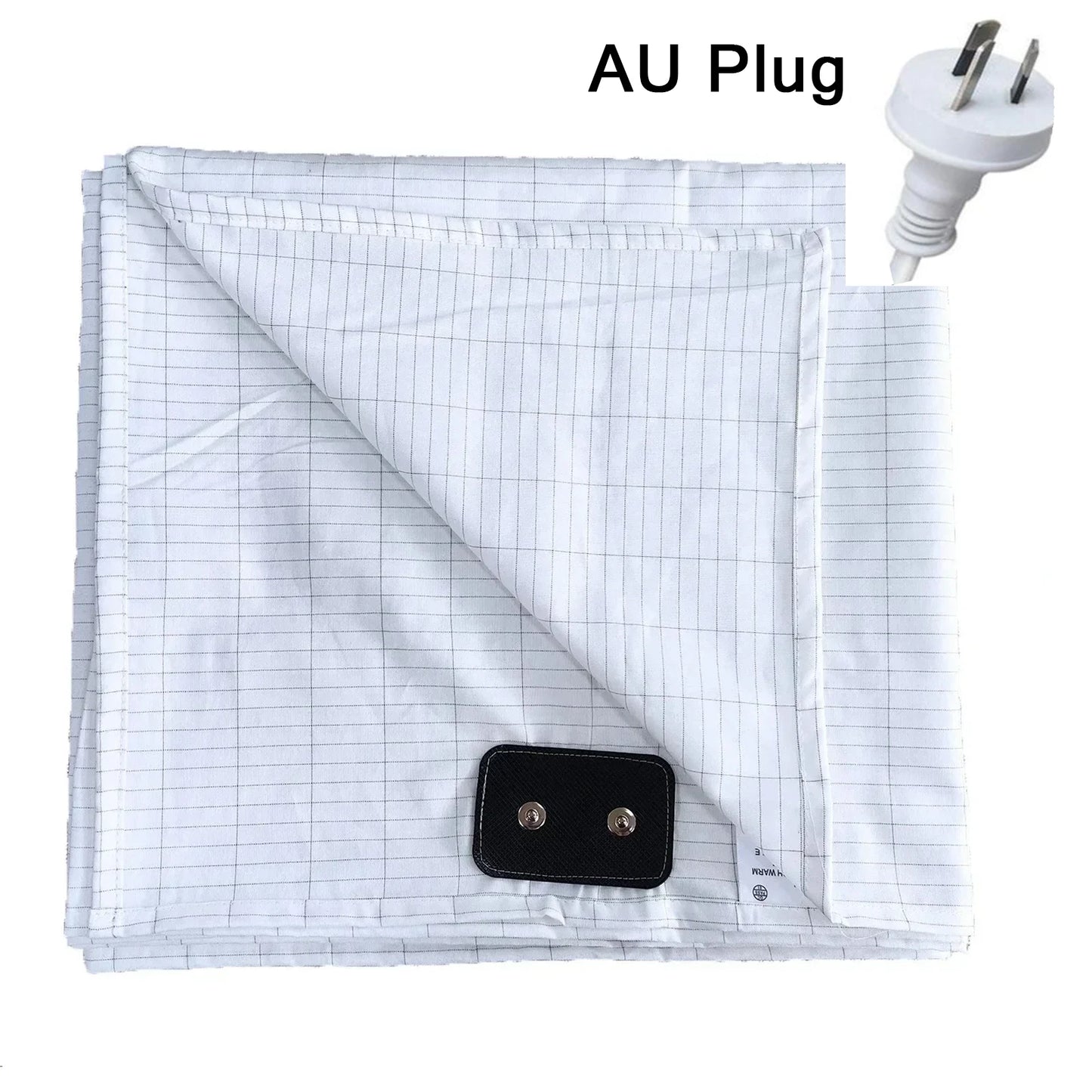Earthing Bed Sheet Flat Sheet Earth AU Plugs/ UK Plugs/ EU Plugs Benefit Nature Health Well Grounded Gold Connection Earth Cord