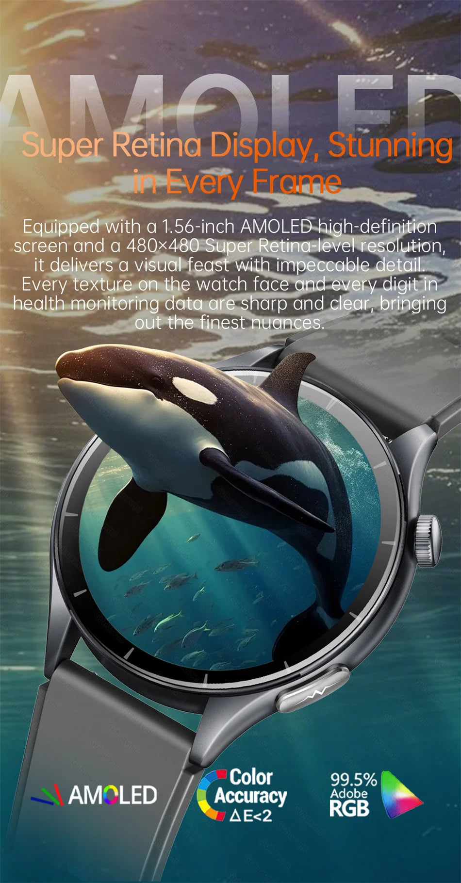 Sapphire 2025New Health managed Smart Watch Health measure Blood Fat Uric Acid Call ECG+PPG blood pressure Health Smartwatch IOS