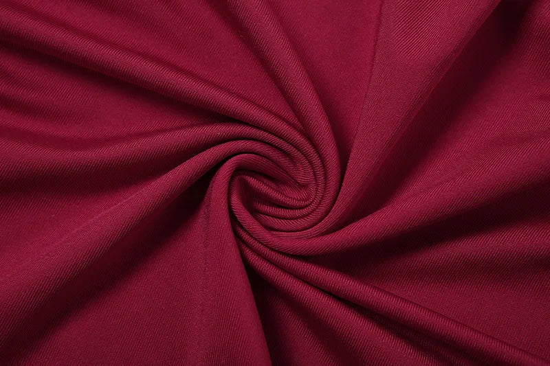 ملابس نسائية خريف وشتاء 2025 موضة جديدة بمزاج عالي الرقبة مطوي الخصر نحيف ملفوف حول الورك فستان بأكمام طويلة للنساء