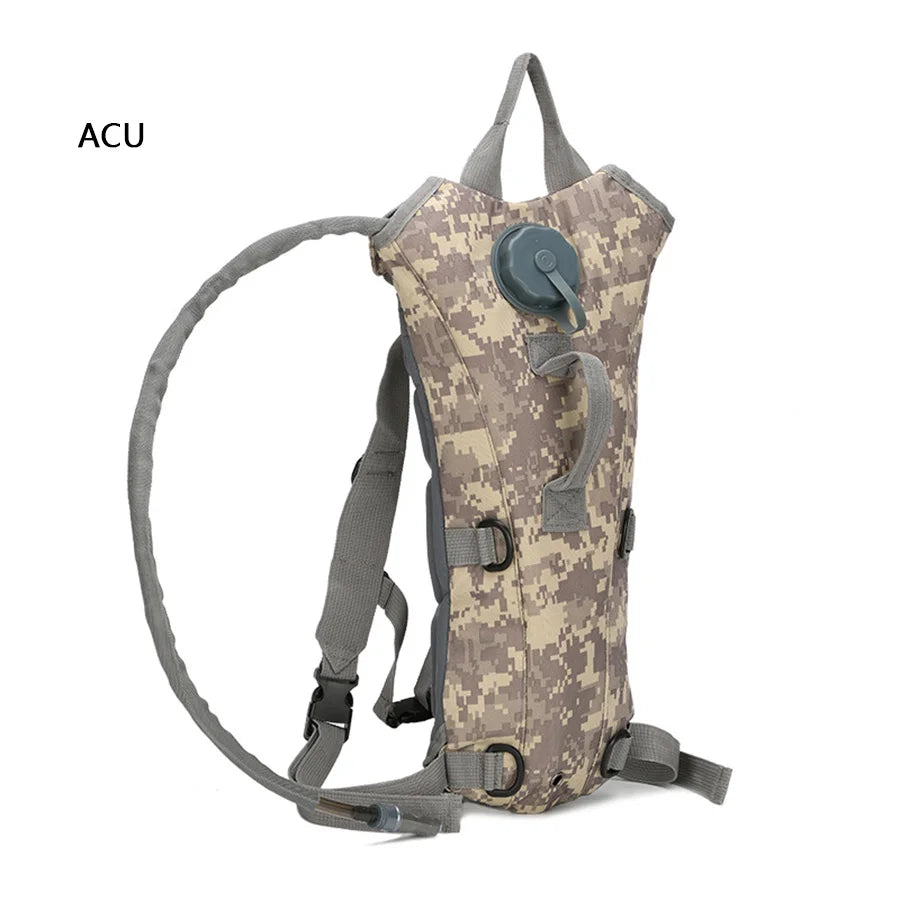 Sports backpack with 3L waterproof water bladder, suitable for running, jogging and cycling