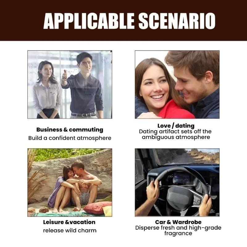 Long Lasting  Pheromone Perfume for Man Attract Women Pheromone Infused Essential Oil Pheromone Oils Unleash Enchanting Charm SwiftNest