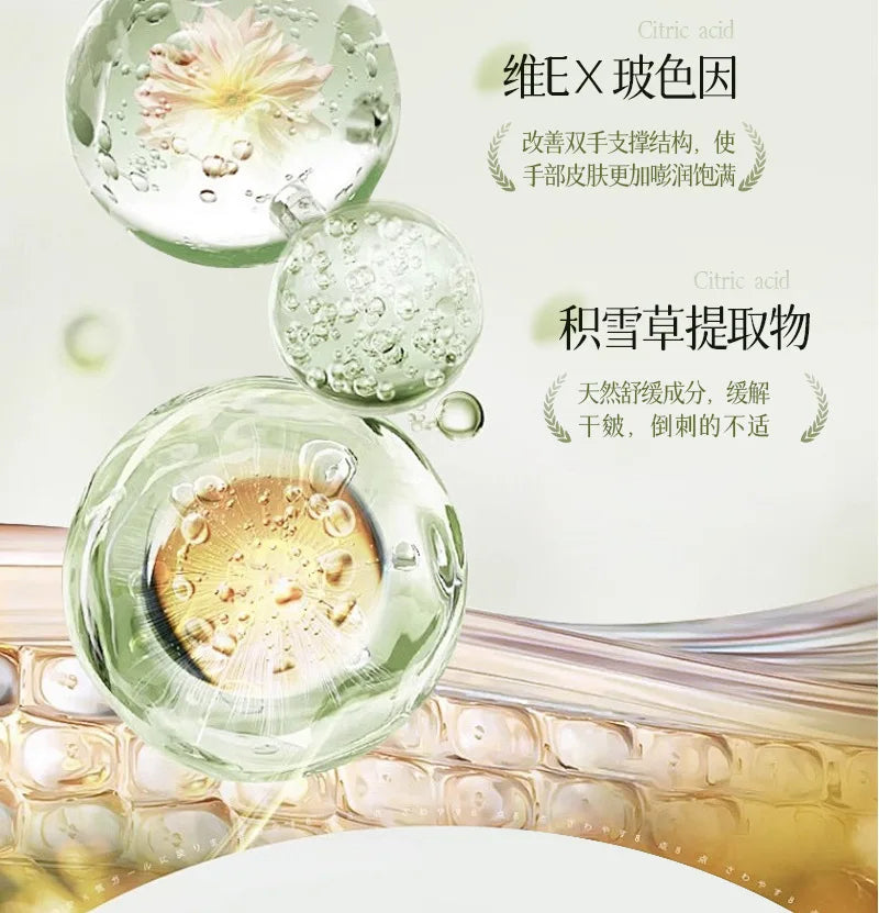 3PCS/Box Flower Fragrance Hand Cream Moisturizing Refreshing Nourishing Improving Roughness Hands Skin Care Products gift