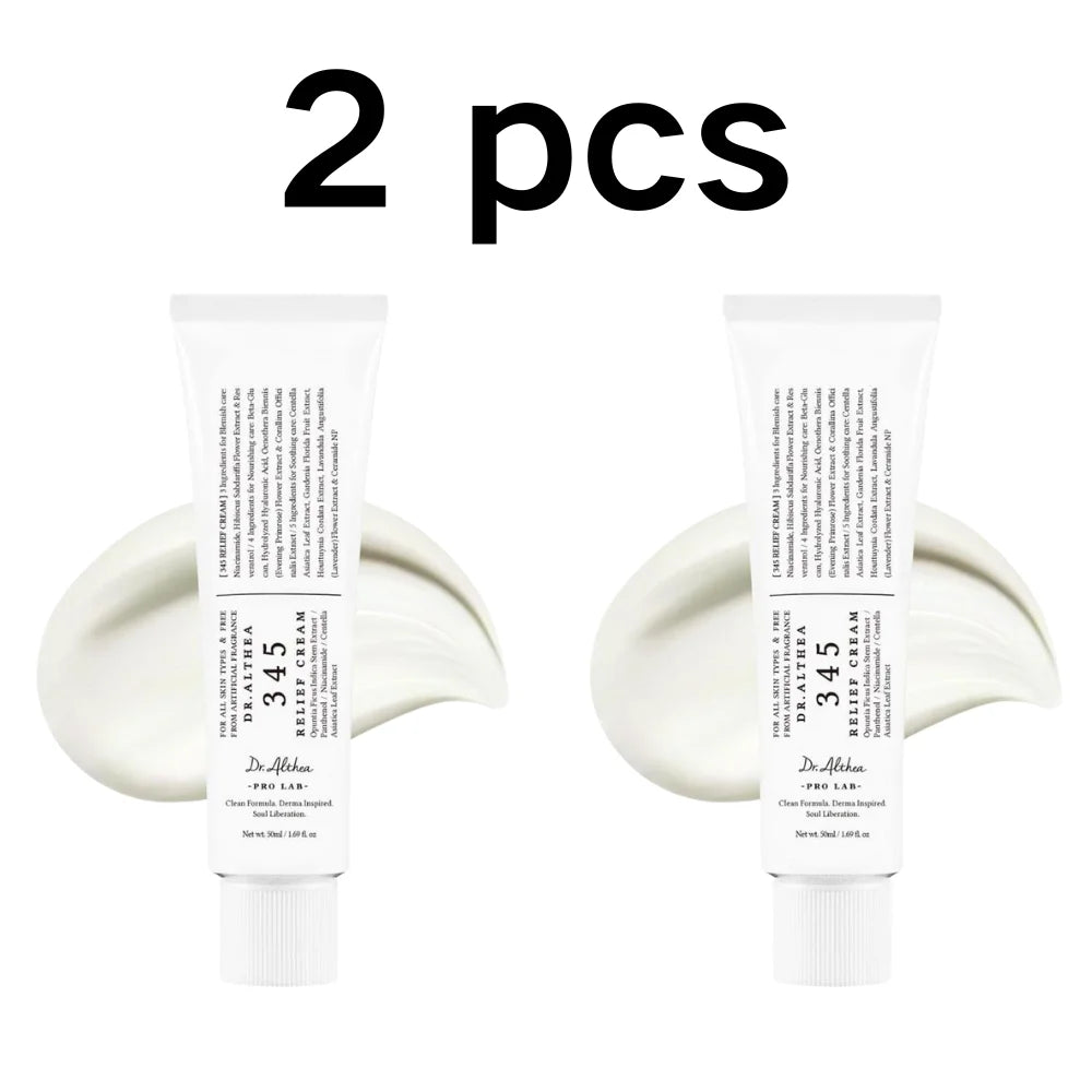 345 Relief Cream Korean Dr.Althea Antioxidant Relief Cream  Soothing Hydrating Repair Clean Acne For Oily Skin Care