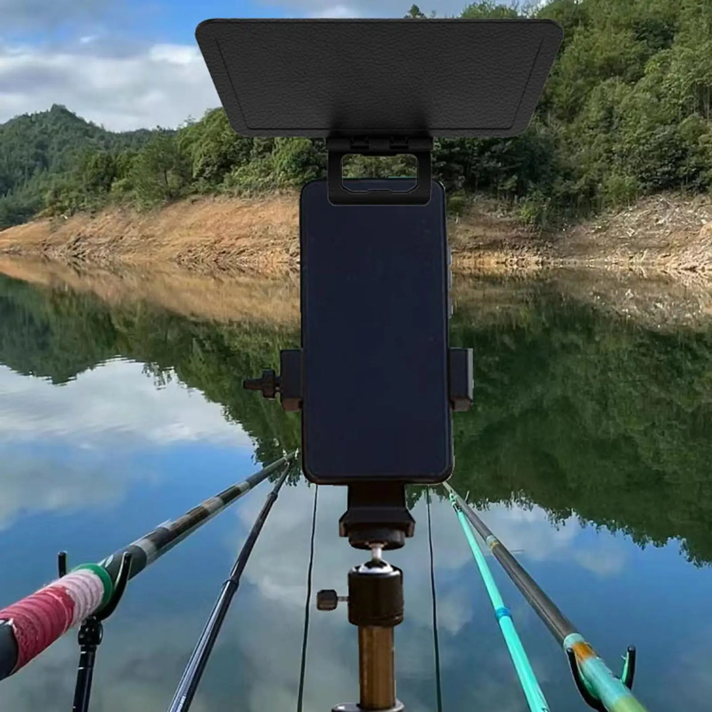 Phone Sun Shade Cellphone Sun Shade Cover Foldable Anti-Glare Sunshade for Cellphones Smartphone UV Protection Panel for Vehicle