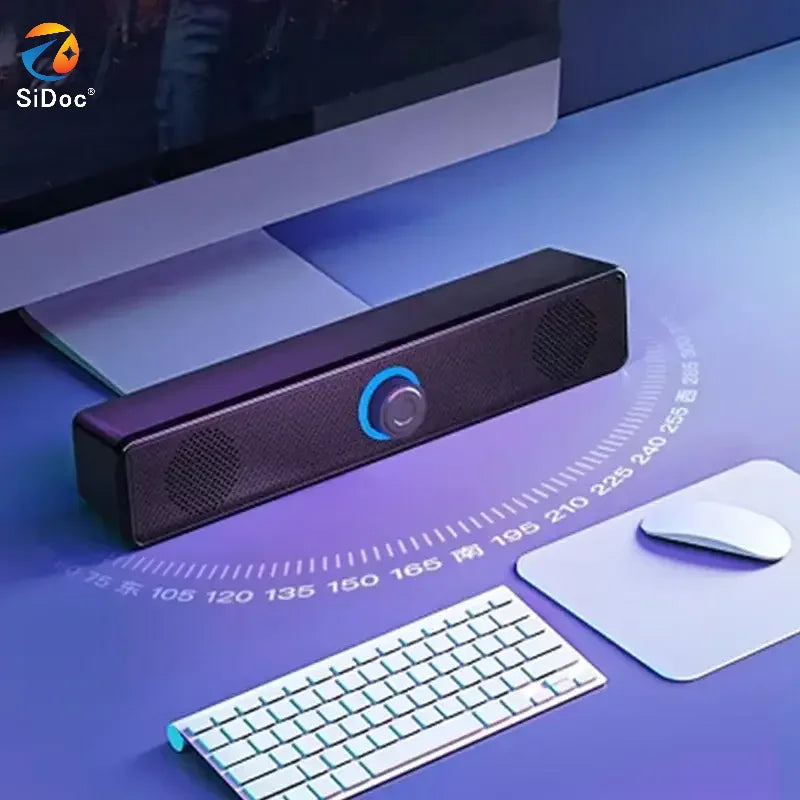 Bluetooth 4D surround speaker, home audio, computer bar speaker, TV subwoofer, wired stereo, strong bass