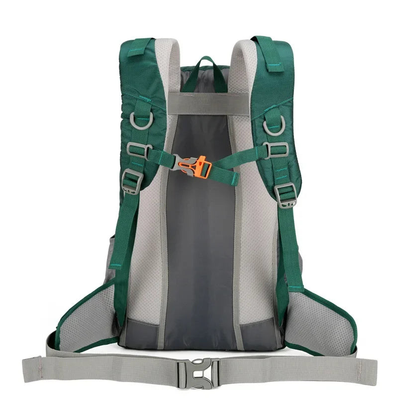 Outdoor TravelBackpack 30-40L Men's and Women's Outdoor Sports Bag Waterproof Camping Hiking Rain