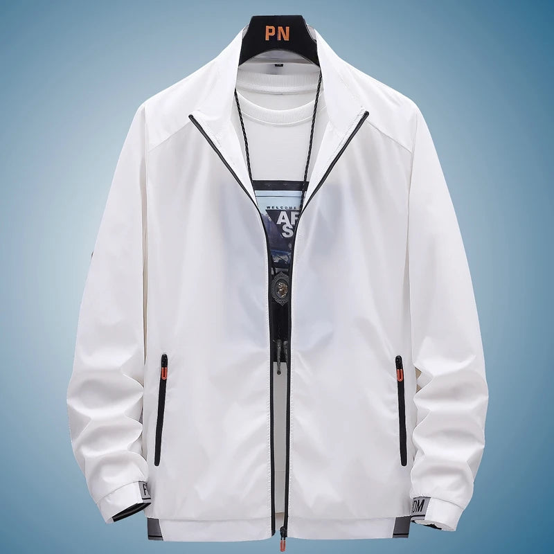 New Sunscreen Coats Men's Breathable Sports Waterproof Jacket Summer UV Protection Outdoor Fishing Skin Clothing