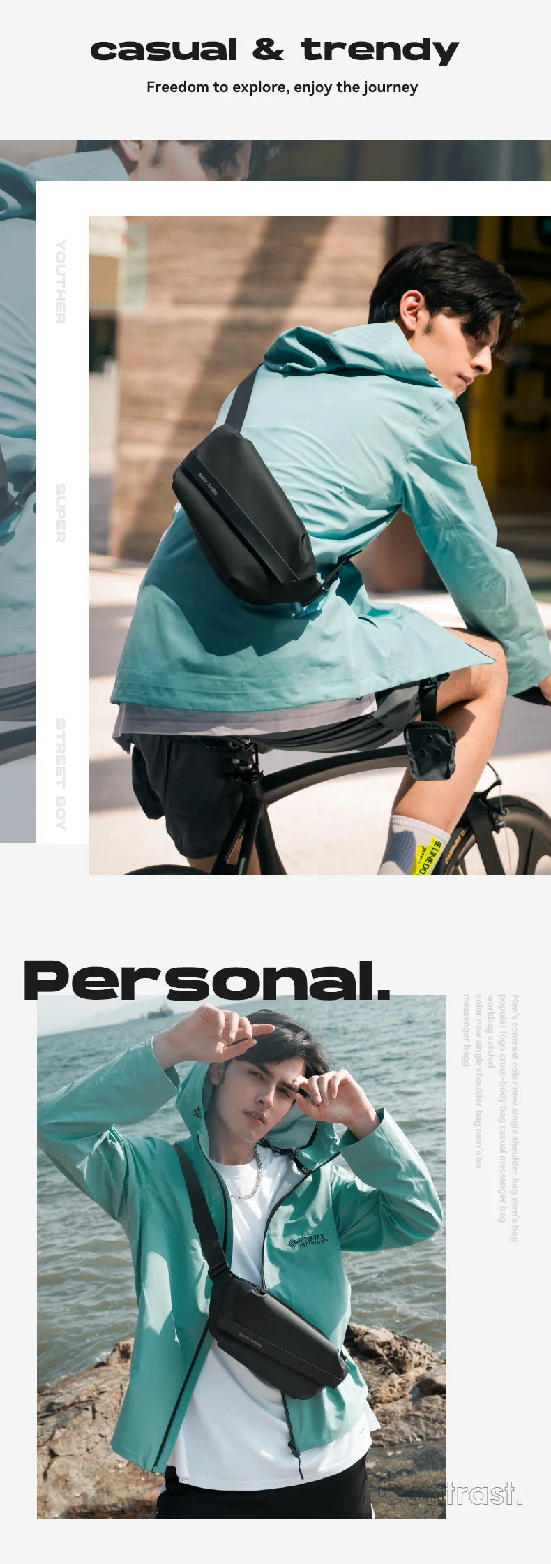 Mark Ryden magnetic closure crossbody bag sling bag small bag crossbody bags luxury designer bags for man for women