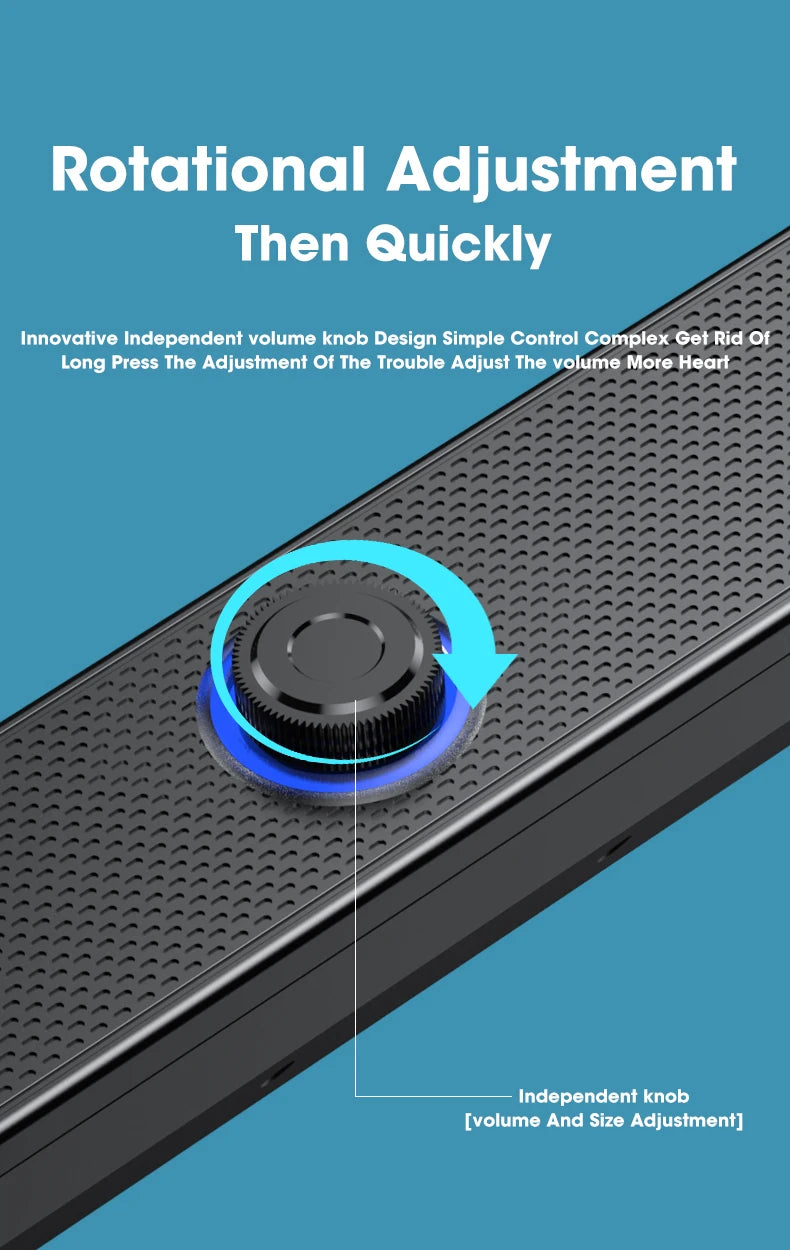 مكبر صوت محيطي بتقنية البلوتوث رباعي الأبعاد، نظام صوت المسرح المنزلي، شريط صوت للكمبيوتر، للتلفزيون، مضخم صوت سلكي، ستيريو، جهير قوي