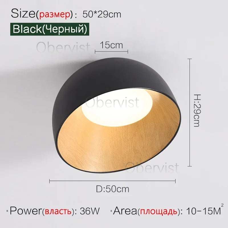 Bedroom Lamp Ceiling Lamp Creative Inclined Ceiling Room Light Personality Modern Minimalist Wood Grain Study Lamp Owner