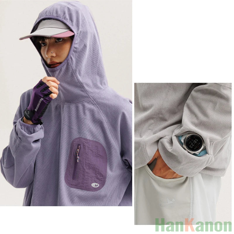 Outdoor Sports Lightweight Quick-Dry Hooded Fleece Training Top Unisex Design with Multiple Color Options Outdoor Camping Hoodie