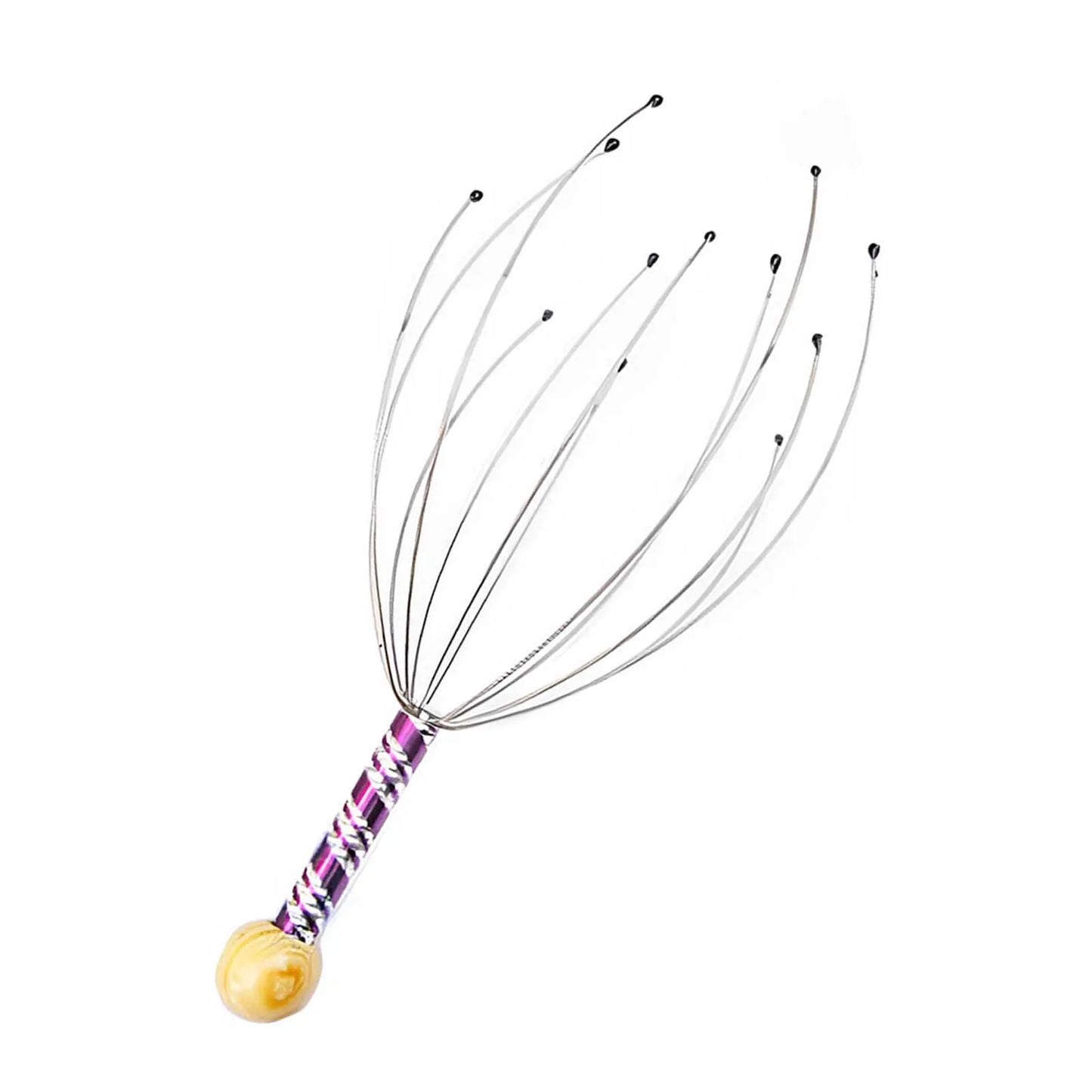 1pcs Random Color Head Massager Scratching Octopus Scalp Tool Pet Massage Health and Wellness Head Therapy