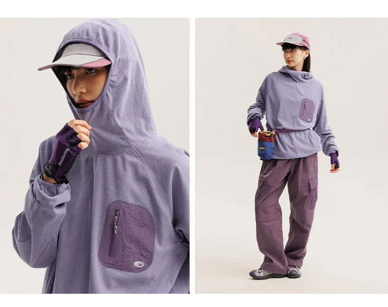 Outdoor Sports Lightweight Quick-Dry Hooded Fleece Training Top Unisex Design with Multiple Color Options Outdoor Camping Hoodie