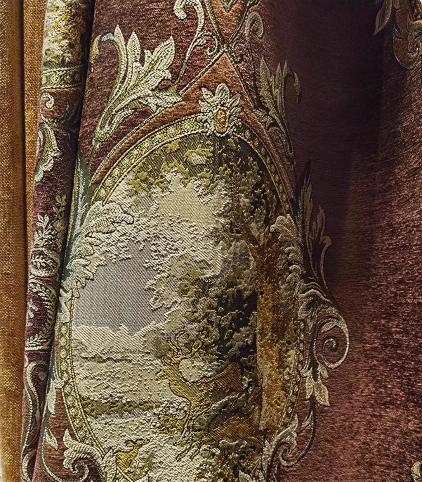 European American Curtains for Living dining Room Bedroom  Retro High-end Court French Villa Blackout Luxury Atmosphere High-end