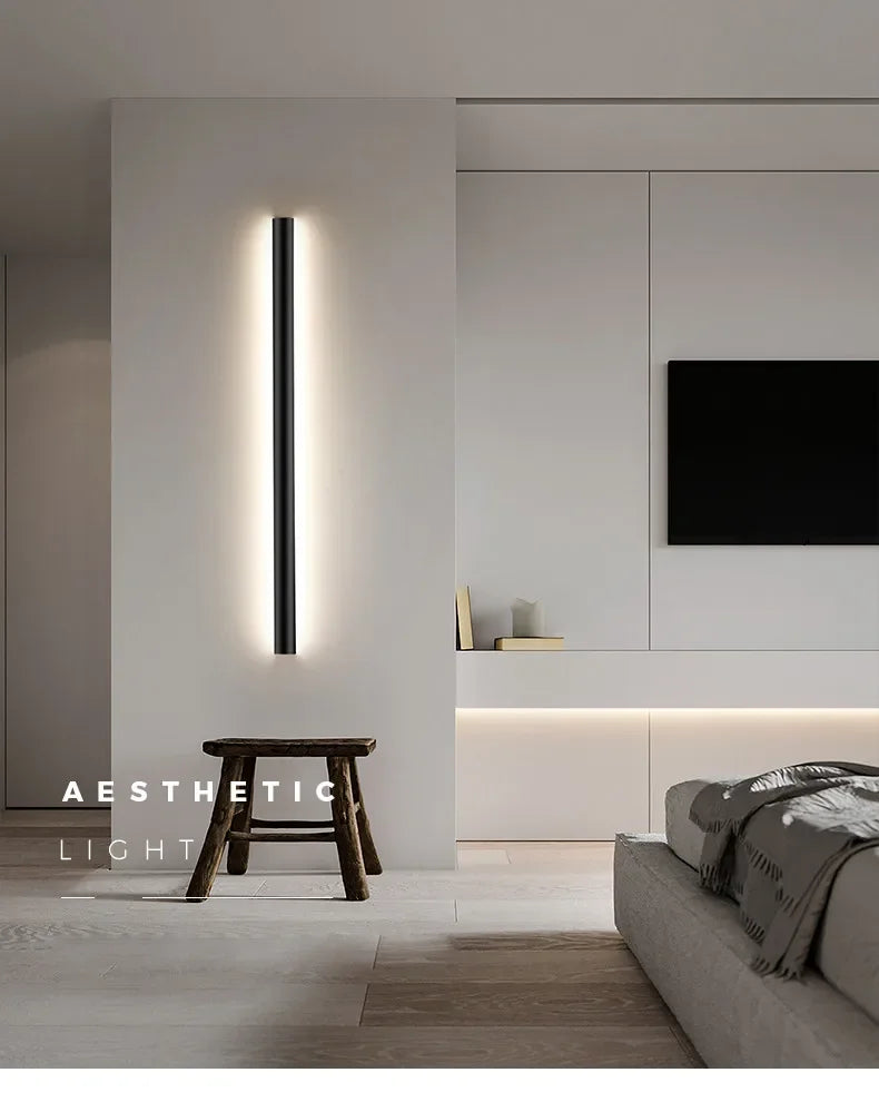 Bedroom Wall Lamp Simple Modern Living Room Background Wall Lamp Led Minimalist Long Entry Porch Aisle Corridor Lamps