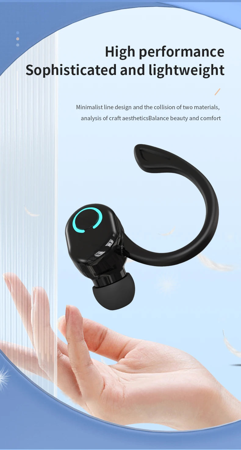 Wireless Headphones Bluetooth 5.0 Earphones With Mic Single in-Ear Sports Waterproof TWS Earbuds Bluetooth Handsfree Headset