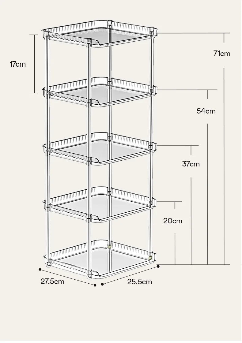 Bathroom Storage Rack Multi-Functional Washstand Desktop Cosmetics Floor Shoe Rack Pet Light Luxury Bathroom Organizing Rack