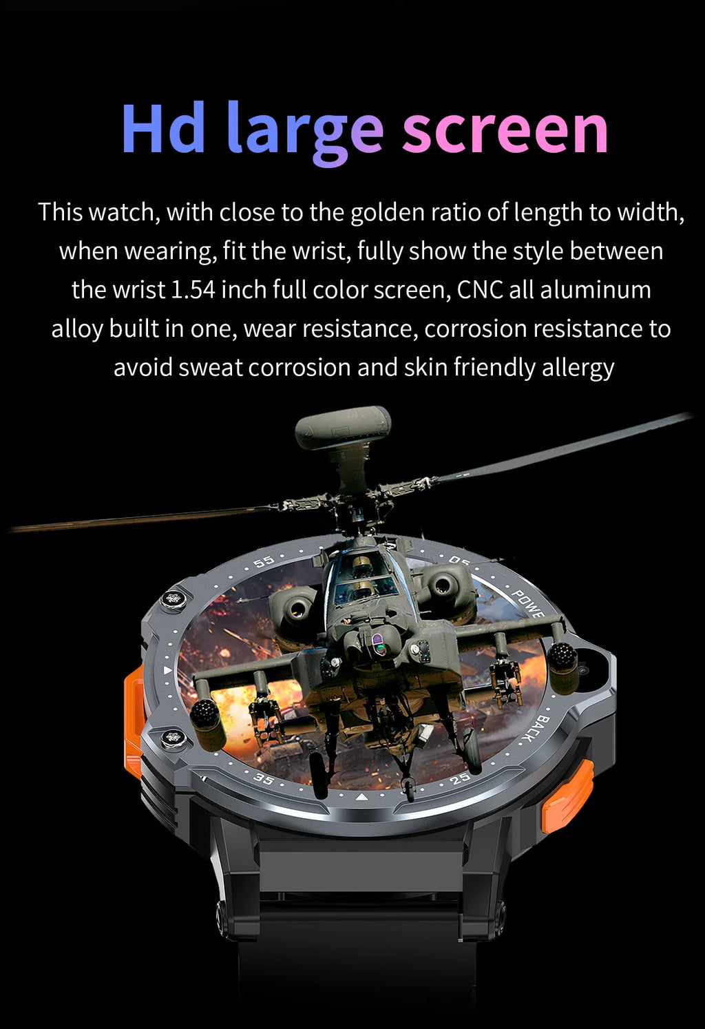 أندرويد مع واي فاي GPS دعم بطاقة SIM كاميرا الهاتف المحمول الساعات الذكية IP67 سبيكة هلام السيليكا ذكر جولة 2023 أحدث Pg999 4g