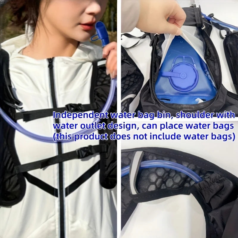 1pc New Outdoor Sports Marathon Backpack, Cycling Backpack, Hiking Backpack, Lightweight Multi-pocket Design