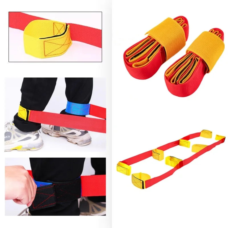 3/4/5/6 People Outdoor Sports Toys Giant Footsteps Game Training Equipment For Kids Adults Teamwork Funy Games Interactive Toy