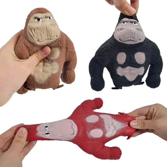 Kids Novel Toys Big Giant Spongy Squishy Fidget Orangutan Elastic Monkey Antistress Toy for Adult and Children Toddler Boy Toys