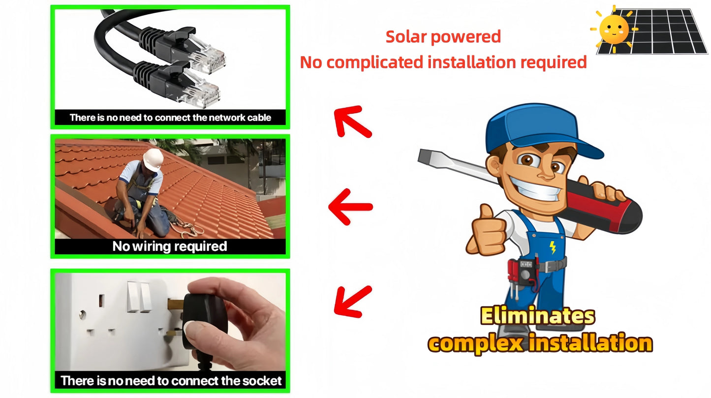 V380pro 12MP 6K WIFI Camera Solar PIR Human Detection Night Vision Waterproof Security Video IP Camara Battery CCTV Monitor