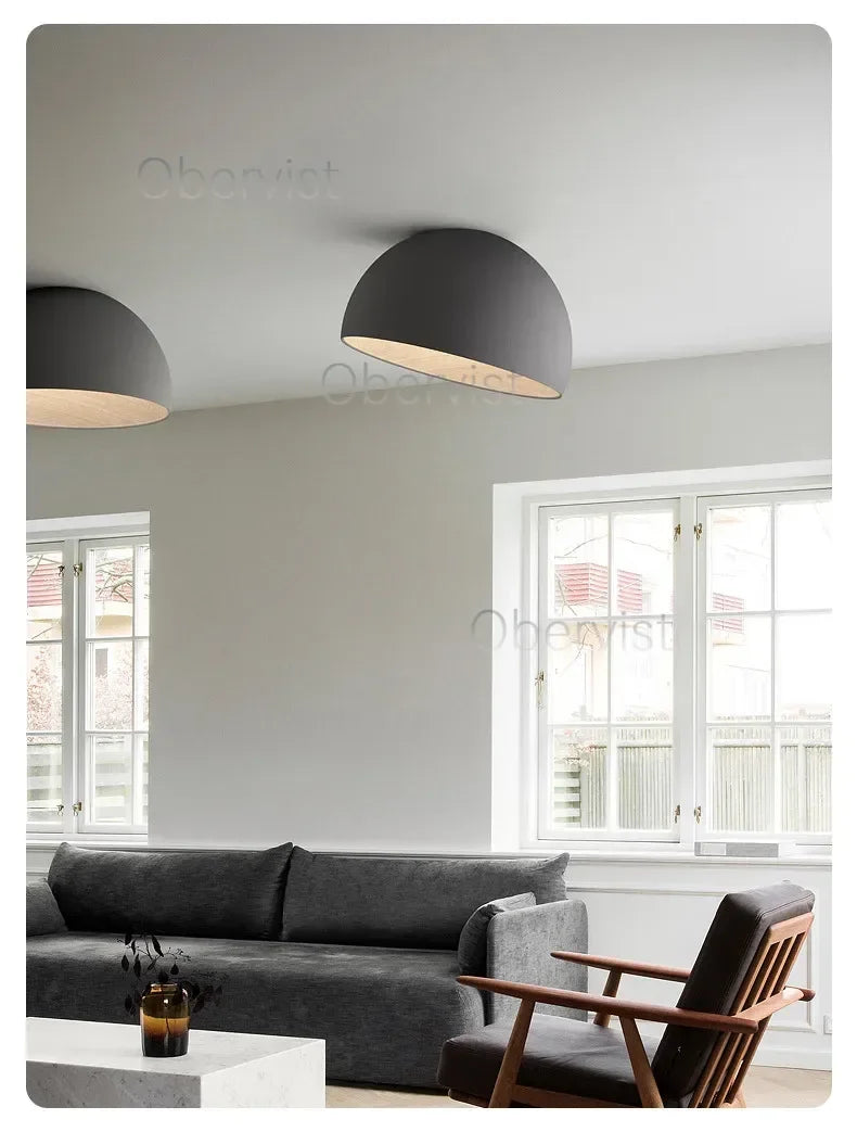 Bedroom Lamp Ceiling Lamp Creative Inclined Ceiling Room Light Personality Modern Minimalist Wood Grain Study Lamp Owner