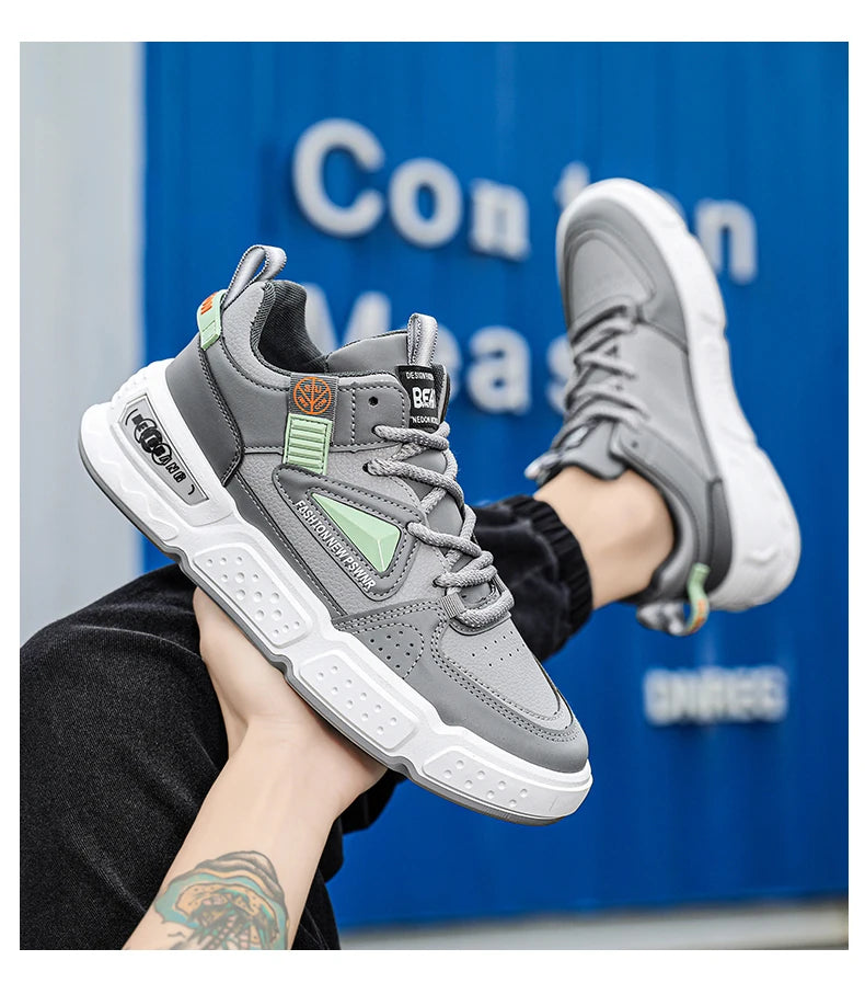 Men Casual Sneakers Summer new Breathable Sport Shoes Outdoor Running Shoes  Versatile student Athletic Jogging  Walking Shoes