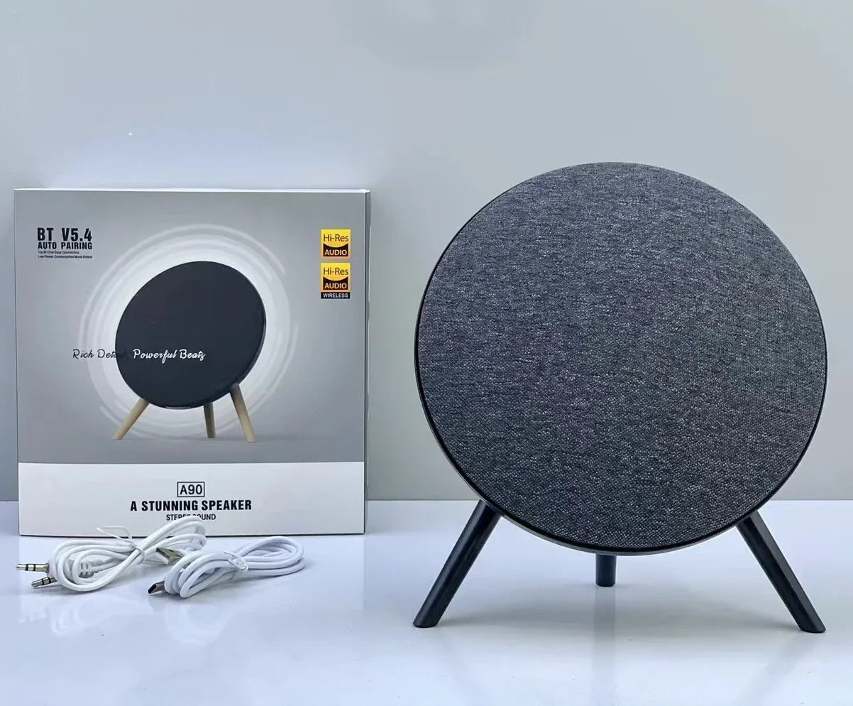 مكبر صوت صغير بتقنية البلوتوث بتصميم UFO BT 5.4 HIFI ستيريو لاسلكي نظام صوت المسرح المنزلي يدعم TWS TF USB AUX FM Play