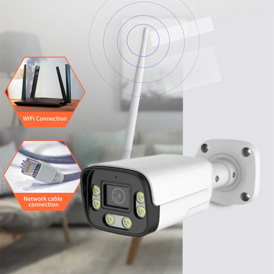 4MP 2MP IP Security Camera Wifi Outdoor Surveillance Home Protection CCTV Bullet Wireless Camara Video indoor Wi-Fi XM ICSee Cam