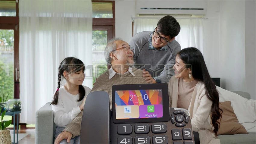 Android LTE Fixed Wireless landline 4G SIM network video phone universal elderly WIFI Touch Screen video Telephone home office
