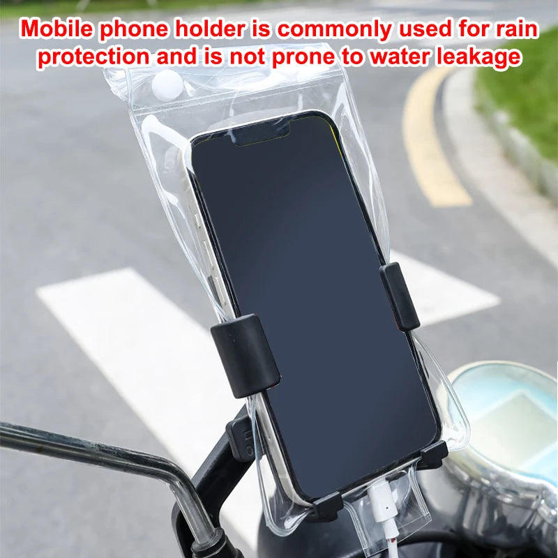 Set of 5 Waterproof Clear Phone Covers Perfect for Biking & Motorcycling With Touchable Screen