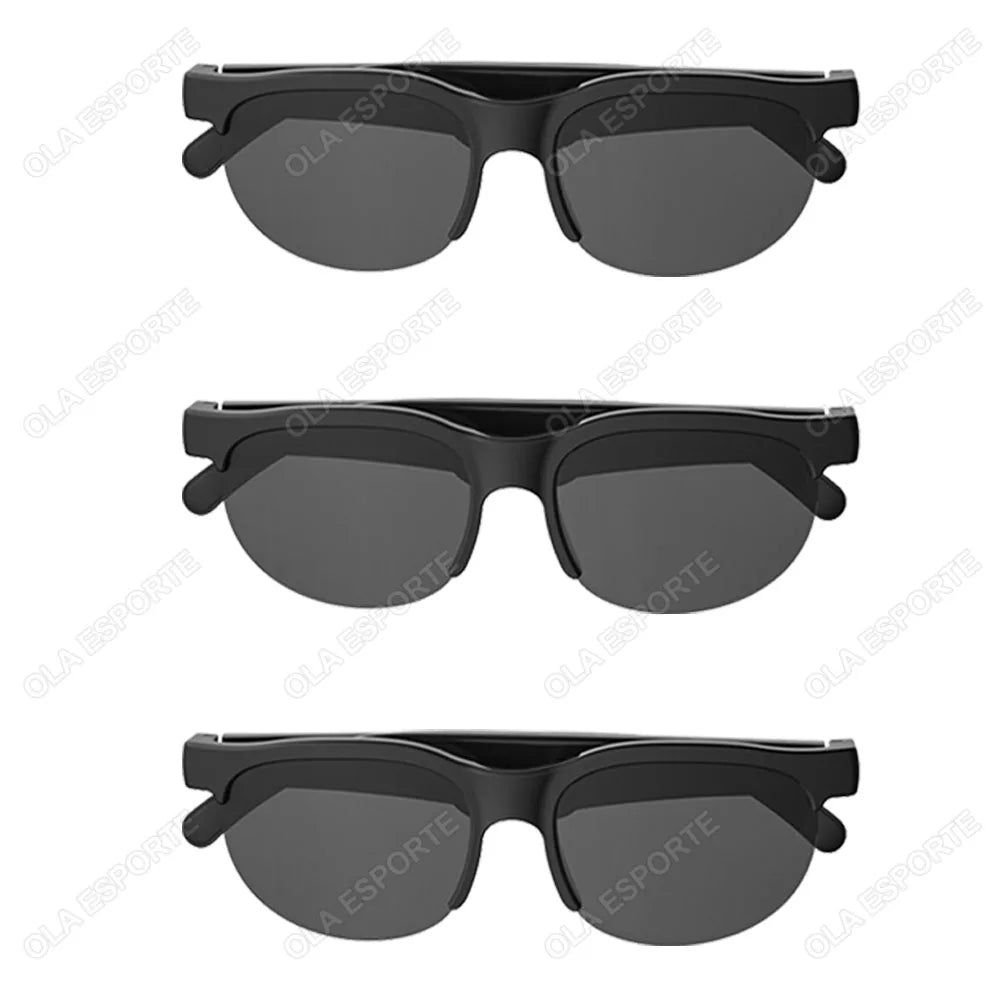 2025 New Smart Glasses Headset 2-in-1 UV Protection Portable Music Sunglasses with Microphone HD Voice Call Smart Sunglasses Men