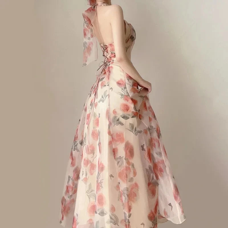 Long Dresses Womens Clothing French Elegant Party Dressess Female 2025 Summer New Fashion Versatile Beach Style Evening Dresses SwiftNest