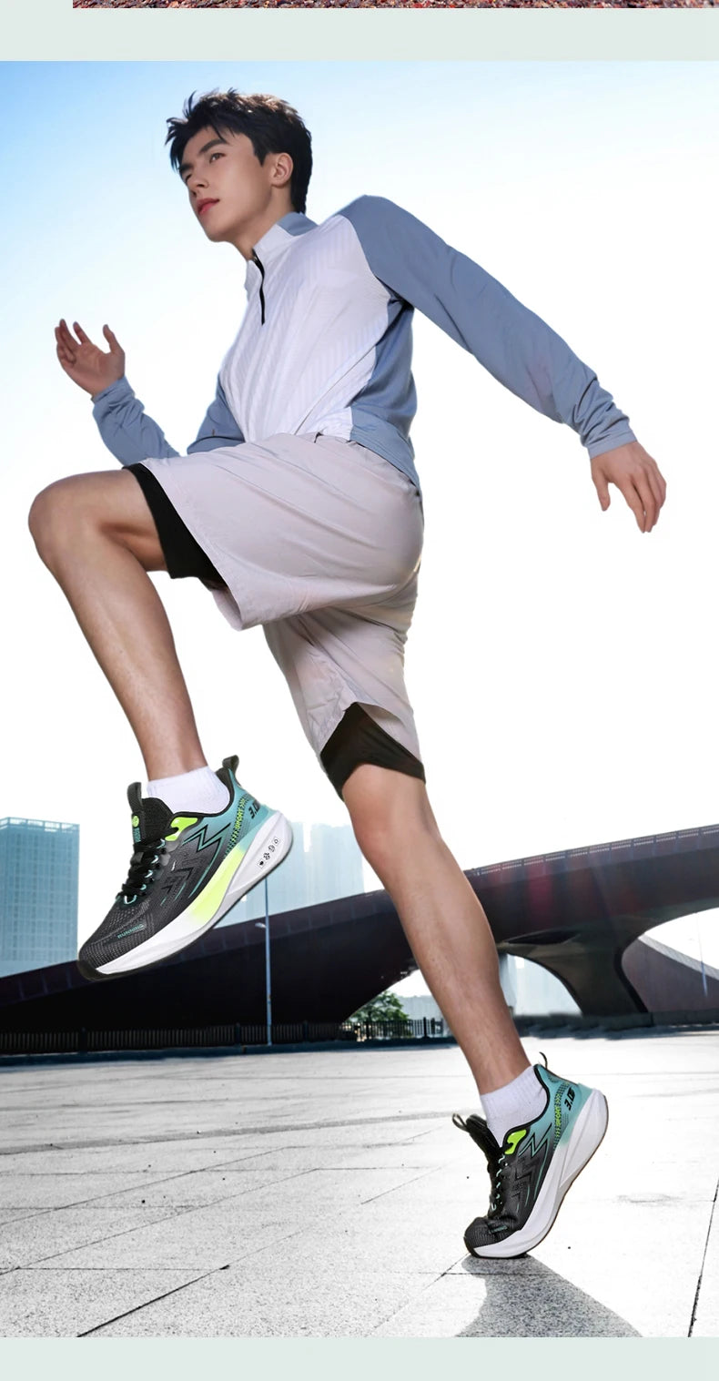 New Men's Outdoor Sports Canvas Shoes – Lightweight & Comfortable Design with Thick Sole for Cushioning & Support. Ideal for Hik