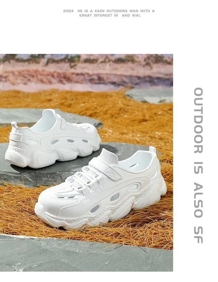 Outdoor Sports Slippers for Men and Women, Thick-Soled Eva Non-Slip Breathable Clogs, Fishing Beach Sandals for Men and Women, Couples