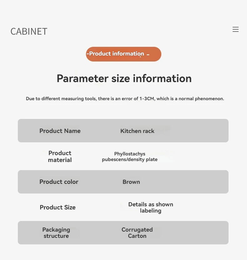 رف مطبخ، مجموعة منتجات متعددة الطبقات قائمة على الأرض، رف توابل الأواني المنزلية، وعاء وطبق للفاكهة والخضروات