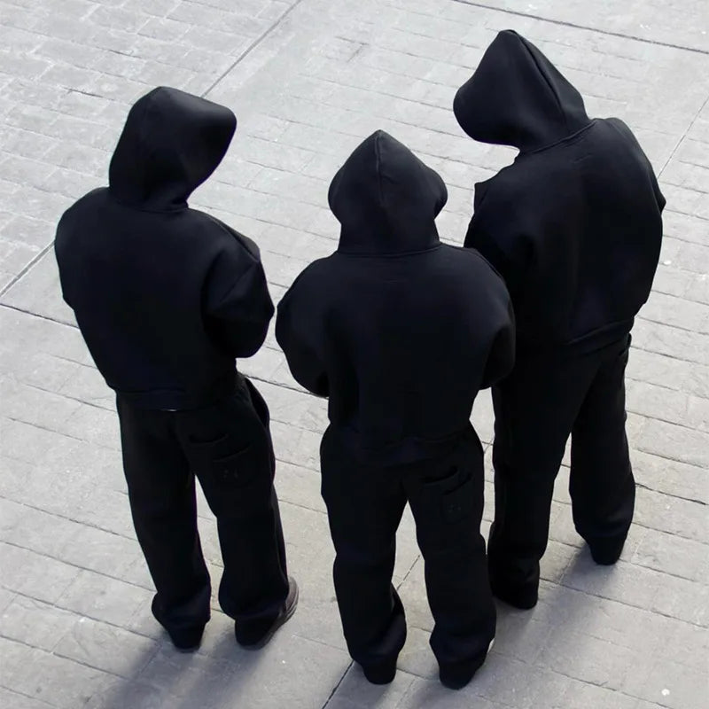 Men's New Sportswear Set | Trendy 2-Piece (Hoodie & Pants) for Outdoor Basketball