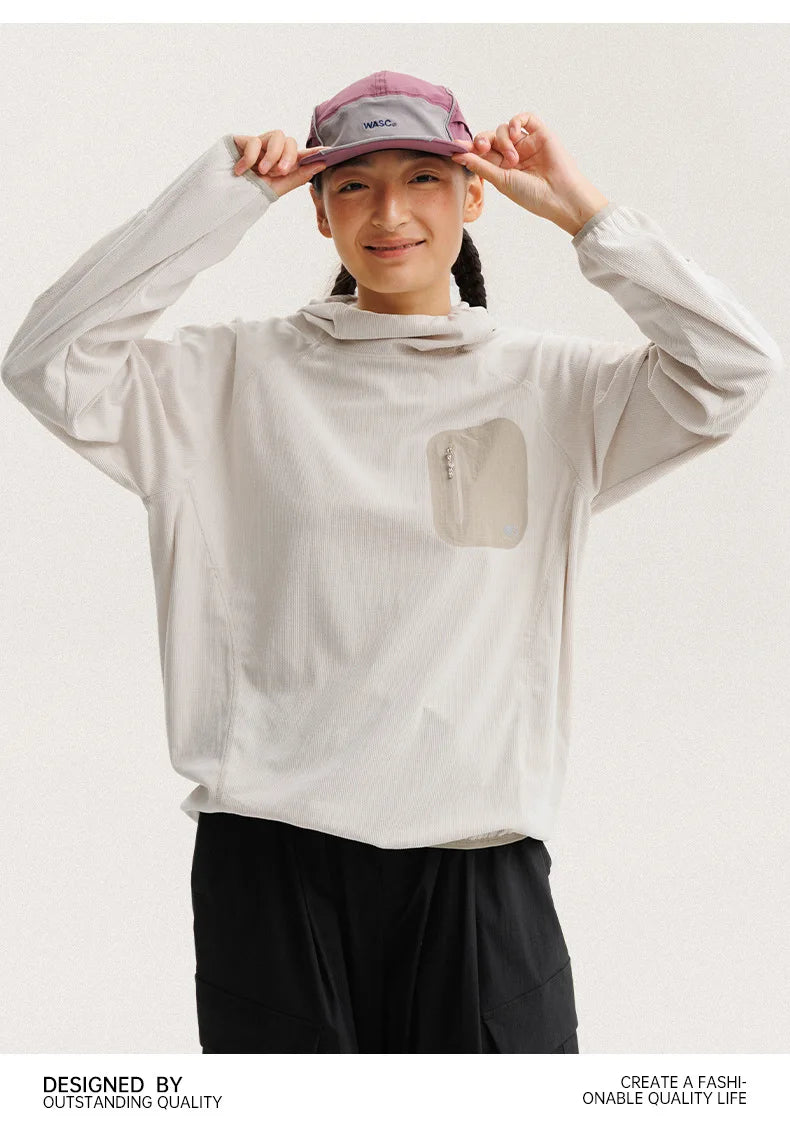 Outdoor Sports Lightweight Quick-Dry Hooded Fleece Training Top Unisex Design with Multiple Color Options Outdoor Camping Hoodie