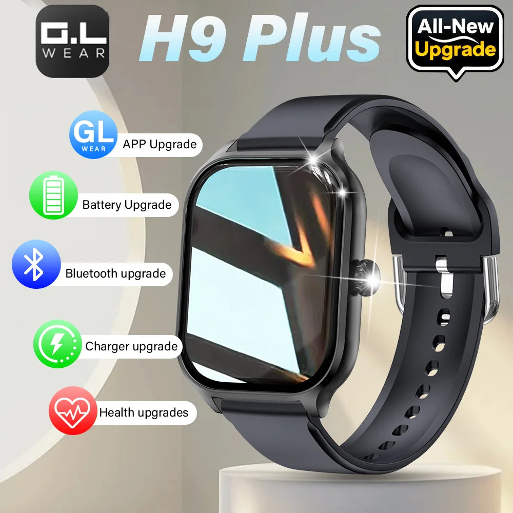 LAXASFIT New Smart Watch Bluetooth Talk Tracking Heart Rate Sleep Monitor Bluetooth Smart Watch Gifts for Men and Women