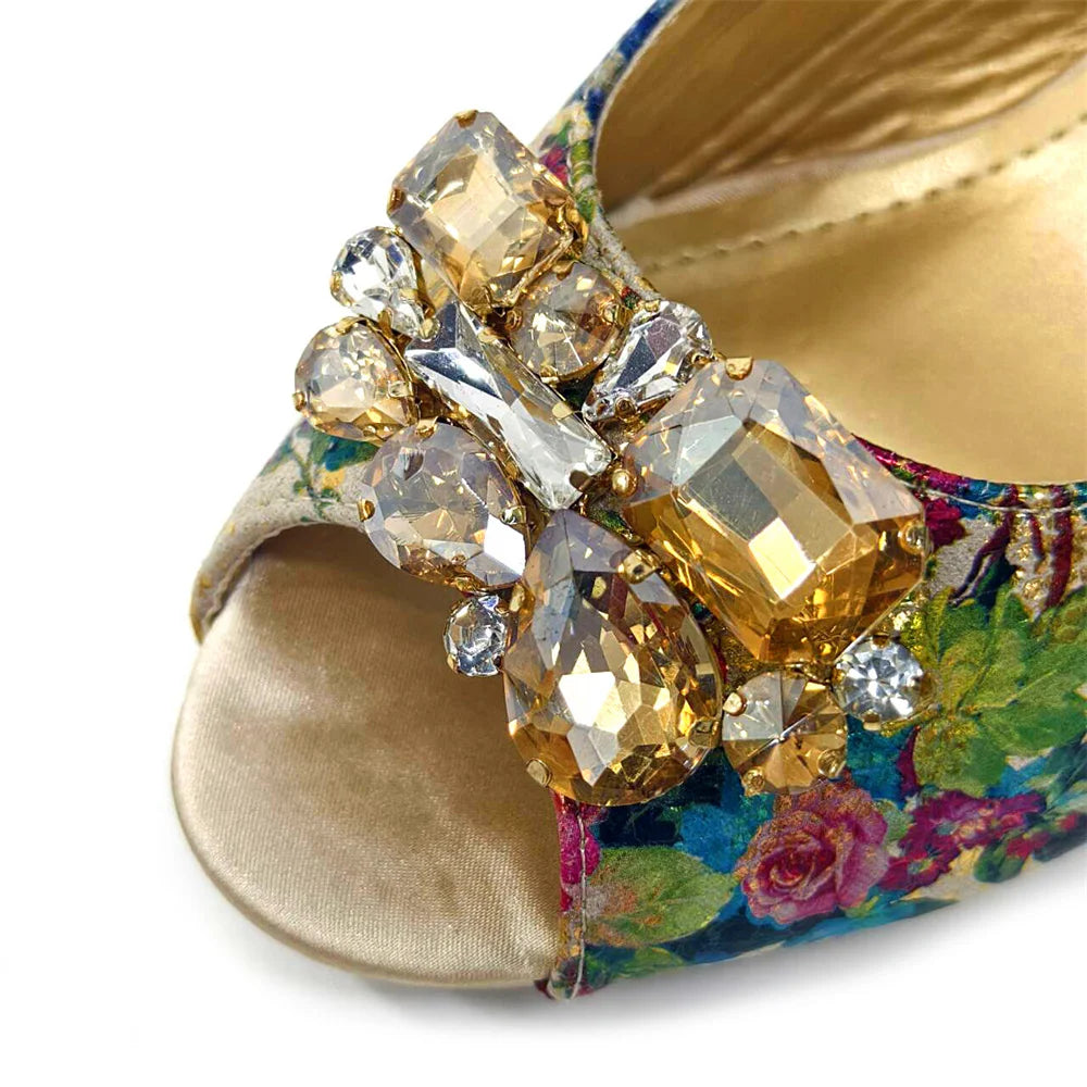 Venus Chan Italian Sandals and Bags Matching Set 2024 Women Heel Party for Gold Colour Wedding Bigger Size Thick Heel Shoes