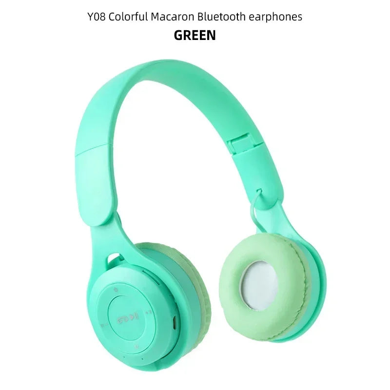 Bluetooth Headset 5.0 Bluetooth Headset Folding Wireless Sports Earphone Gaming Headsets Over-ear Headphones for Android ios