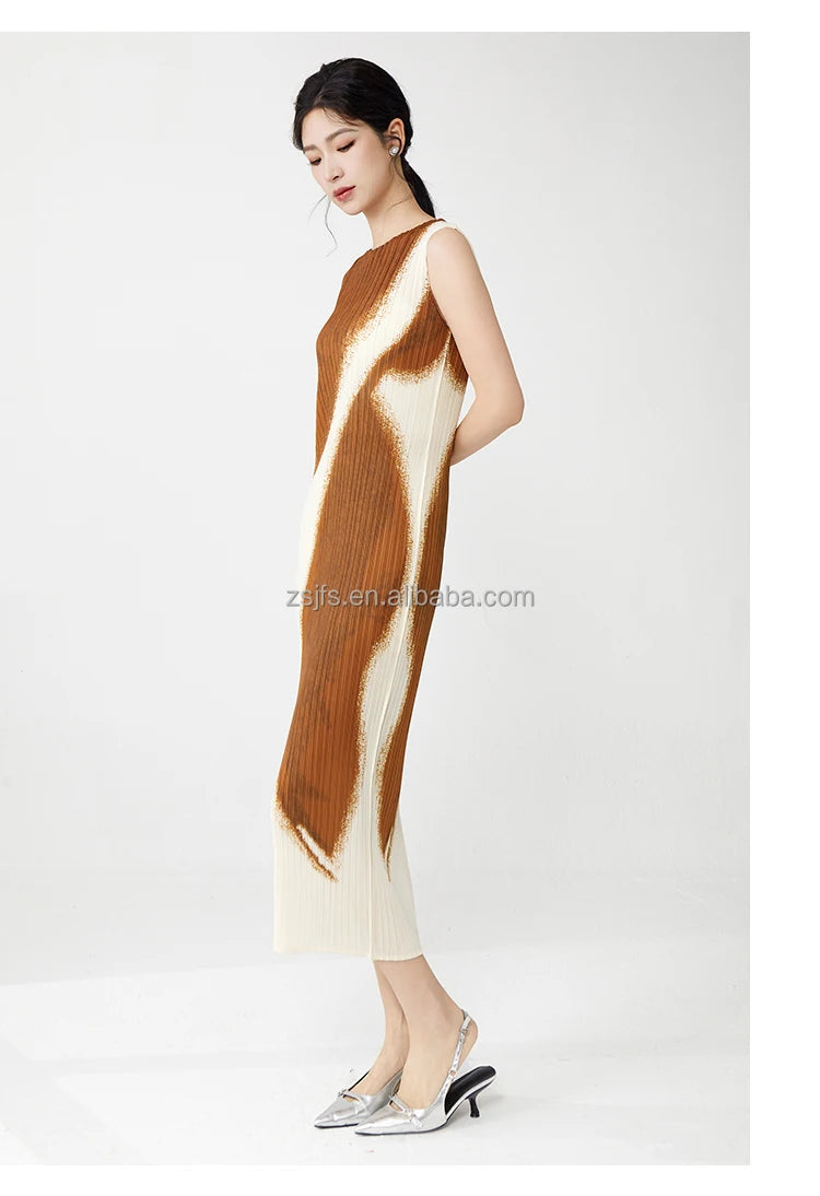 Women Clothing Wholesale Summer Ladies Fashion Dresses High Quality Stretch Sleeveless Dresses SwiftNest