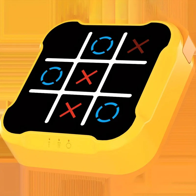 Portable Children Electronic Toys 4-Mode Tic-Tac-Toe Game Board Games Montessori Puzzle Game for Gift for Kids Adult