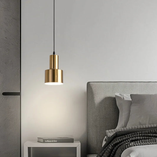 Chandelier bedside lamp simple modern bedroom living room background wall light creative dining room single head chandelier