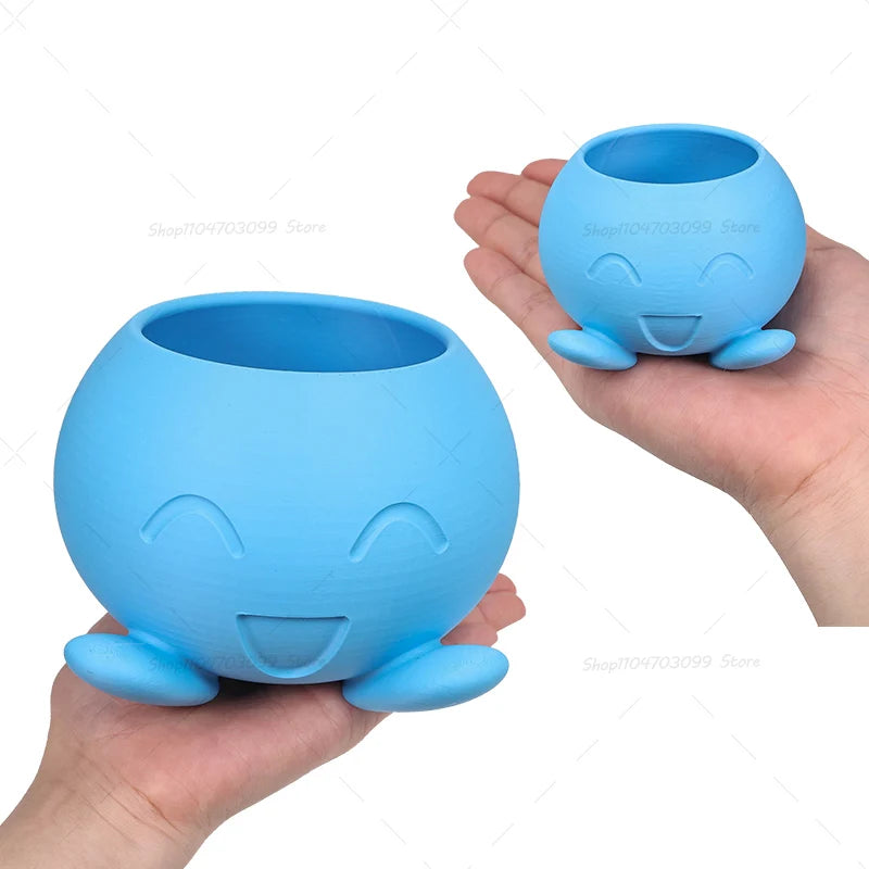 لوازم حديقة المنزل المطبوعة بتقنية الطباعة ثلاثية الأبعاد، أواني الزهور، أواني النباتات العصارية الإبداعية، أواني البونساي، ديكور المنزل