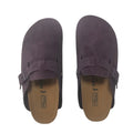 Women's Suede Mules Clogs Slippers Soft Insole Sandals With Arch Support Shoes Outdoor Beach Suede Clogs Slippers Slides For Men